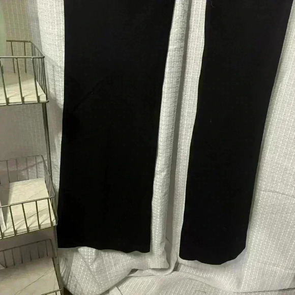 Theory Women’s 2 Black Garetto Fixture Ponte Wide Leg Dress Stretch Dress Pants - Picture 9 of 15